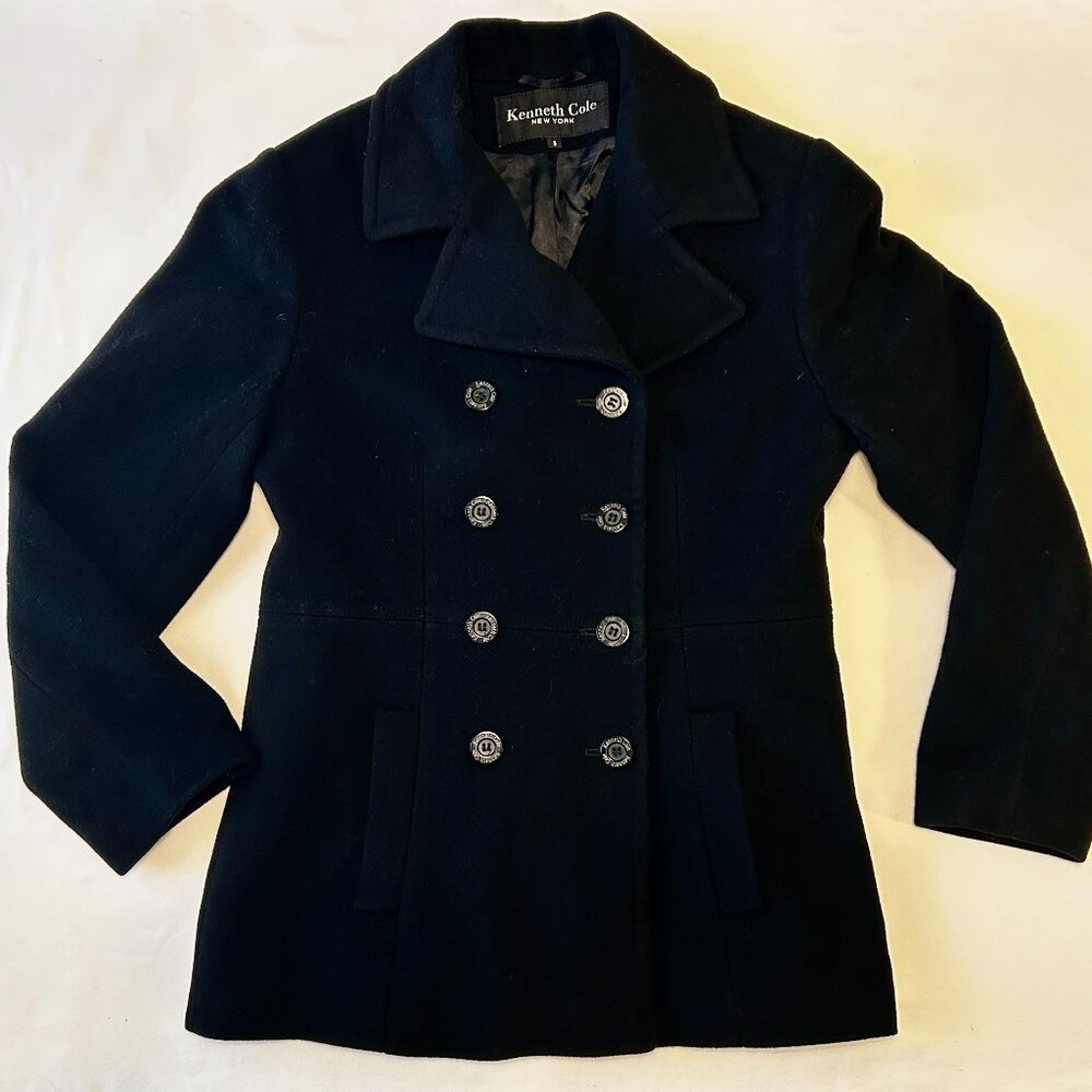 CASHMERE AND WOOL “PEACOAT” KENNETH COLE SZ 8